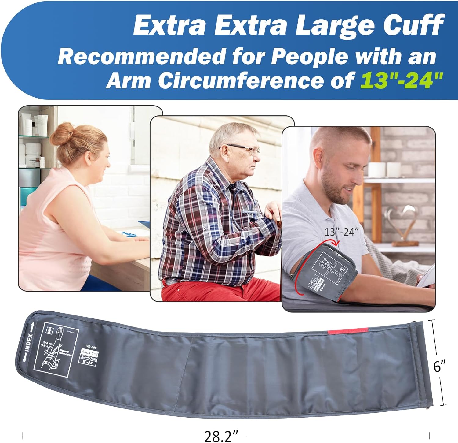 ELERA Brazalete Extra Grande para Presión Arterial - foto del producto 3